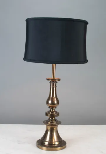 Traditional Polished Bronze Table Lamp