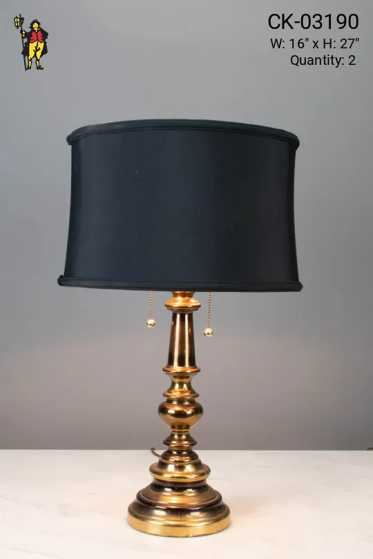 Traditional Brass Table Lamp