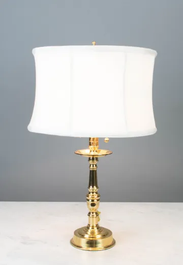 Polished Brass Table Lamp