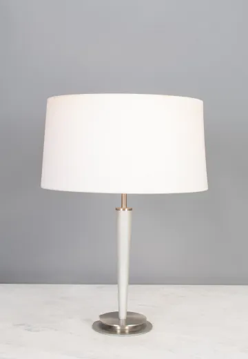 Silver Contemporary Table Lamp