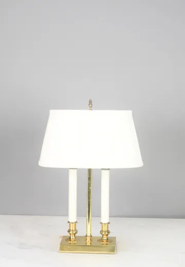 Two Candle Federal Table Lamp