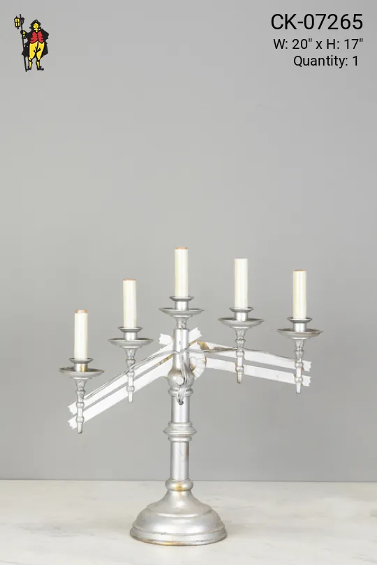 Five Candle Table Candelabra