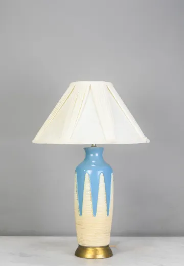 Blue & White Ceramic Table Lamp