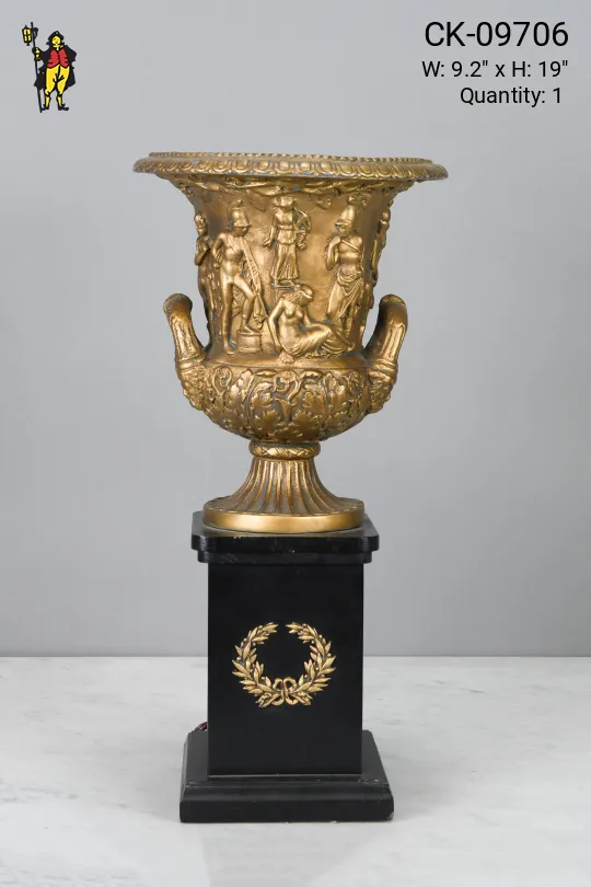Traditional Brass Urn Table Lamp