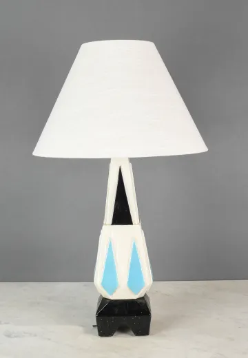 Blue & White Ceramic Table Lamp