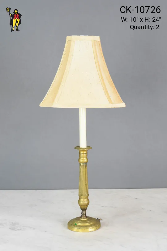 Single Candle Table Lamp
