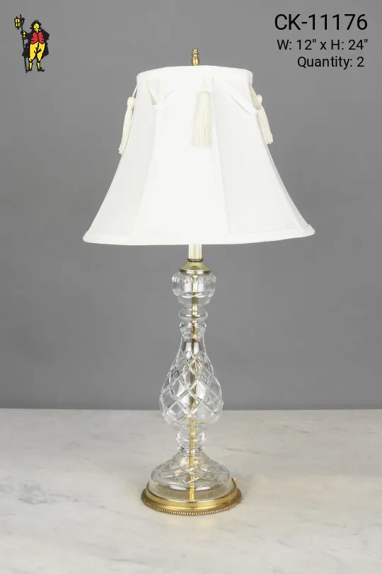 Traditional Crystal Table Lamp