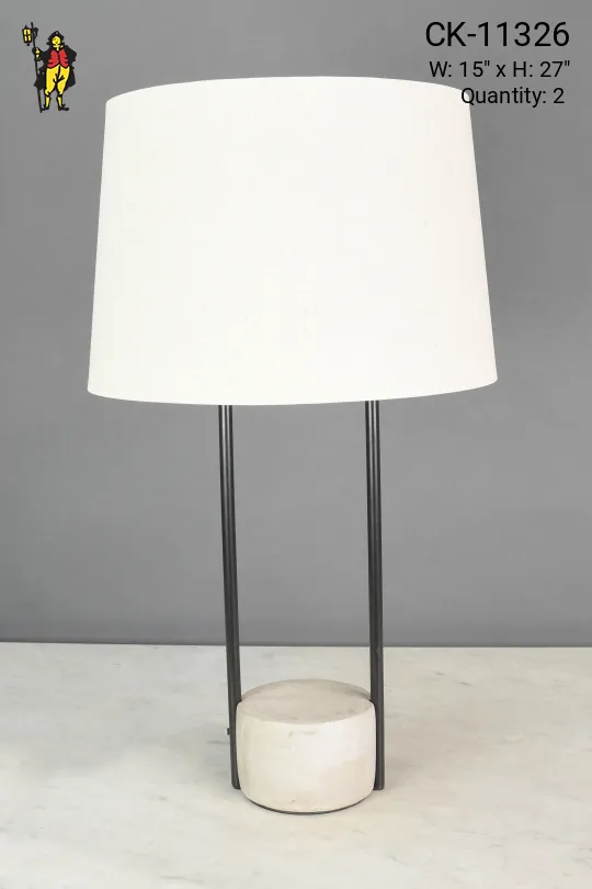 Modern Marble Based Table Lamp