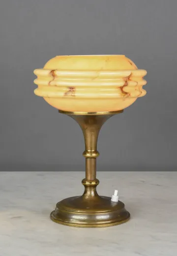 Brass Art Deco Table Lamp