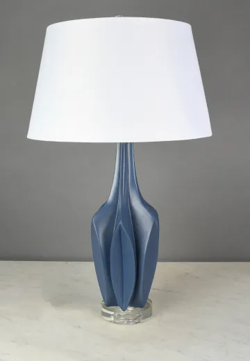 Blue Ceramic Table Lamp