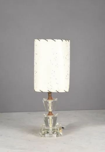 Small Glass Table Lamp