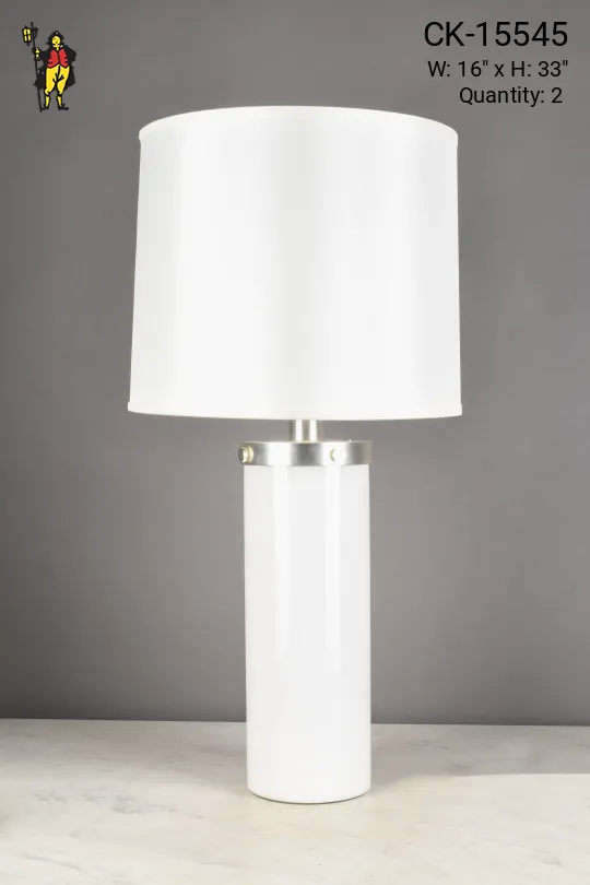 White Modern Table Lamp
