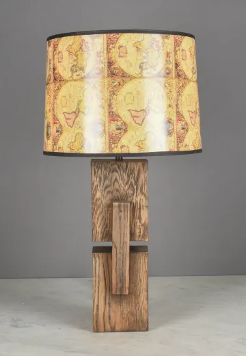 Wooden Table Lamp