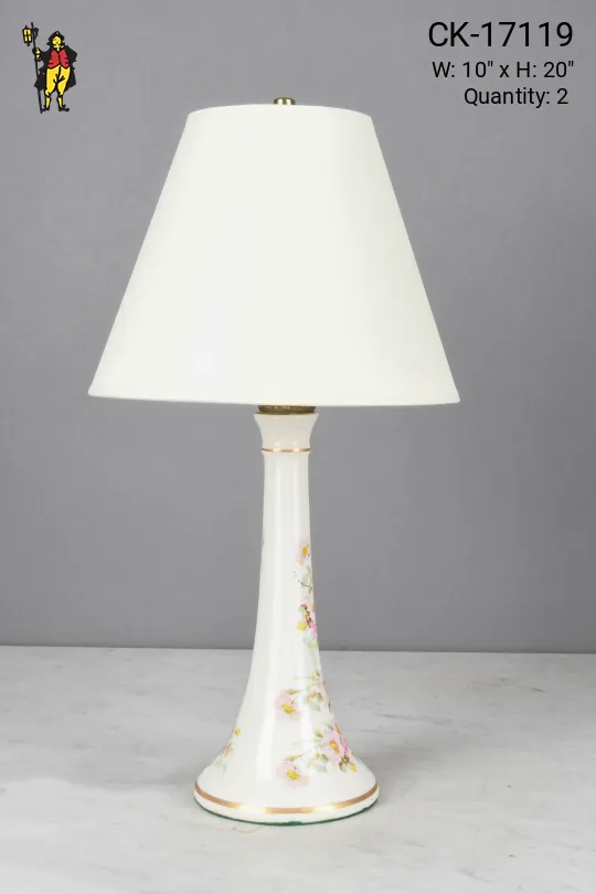 Floral Ceramic Table Lamp