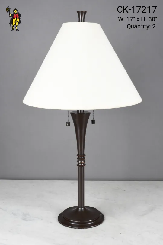 Bronze Art Deco Style Table Lamp