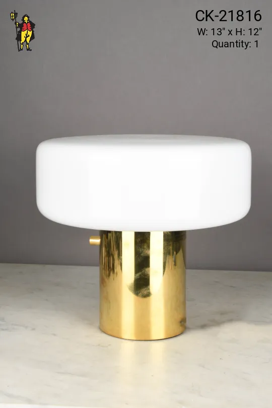 Polished Brass Mid Century Modern Table Lamp