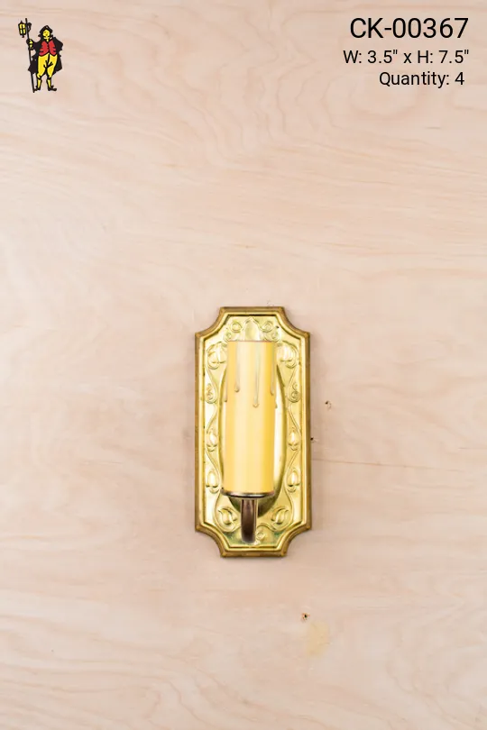 Single Candle Wall Sconce