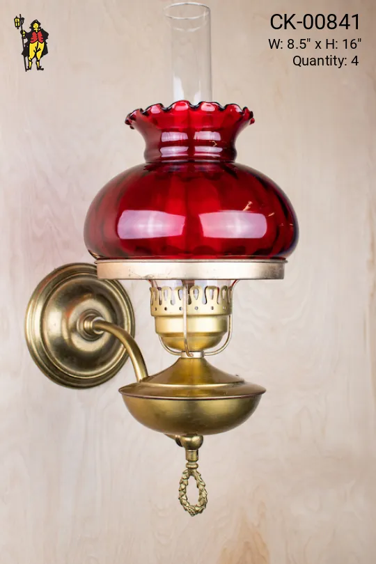 Oil Style Brass Wall Sconce