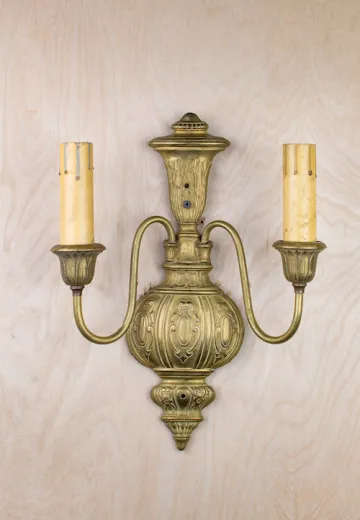 Traditional Two Candle Wall Sconce