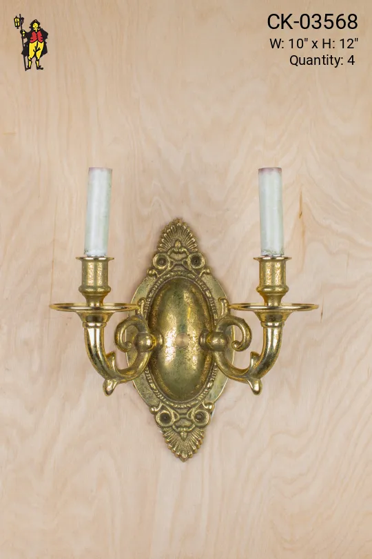 Two Candle Wall Sconce