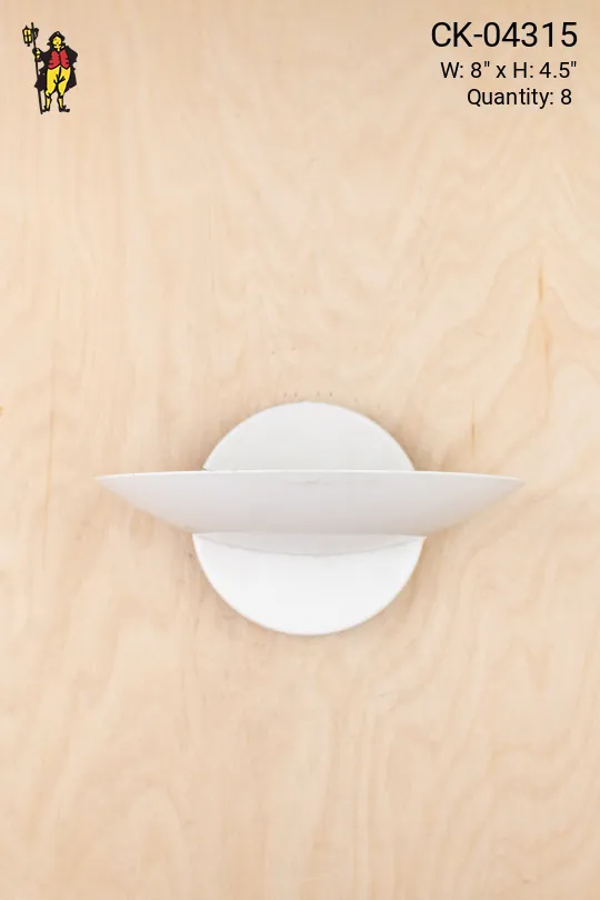 White Up Light Wall Sconce