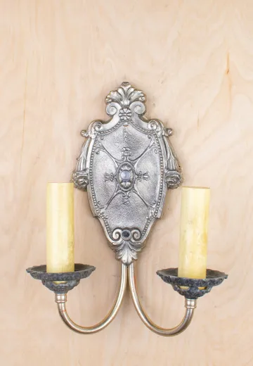 Gothic Two Candle Wall Sconce