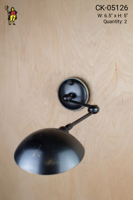 Adjustable Black Wall Sconce