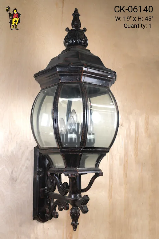 45" Oversize Lantern Wall Sconce