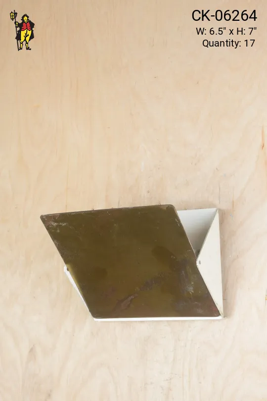 Modern Brass Pocket Wall Sconce