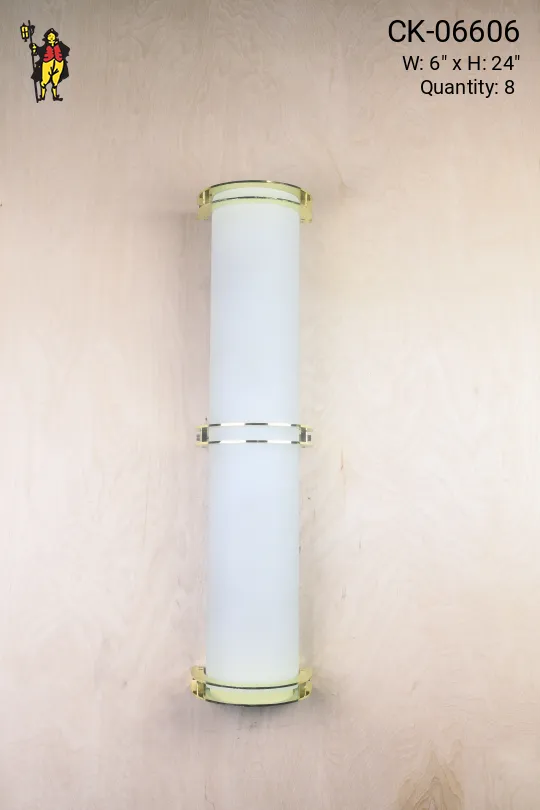 Mid Century Modern Glass Wall Sconce