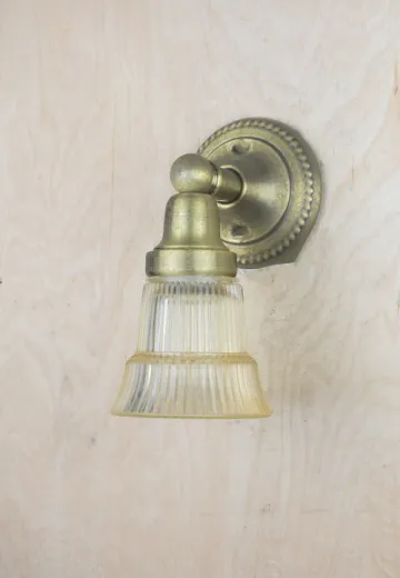 Simple Brass Downlight Wall Sconce
