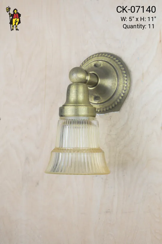 Simple Brass Downlight Wall Sconce
