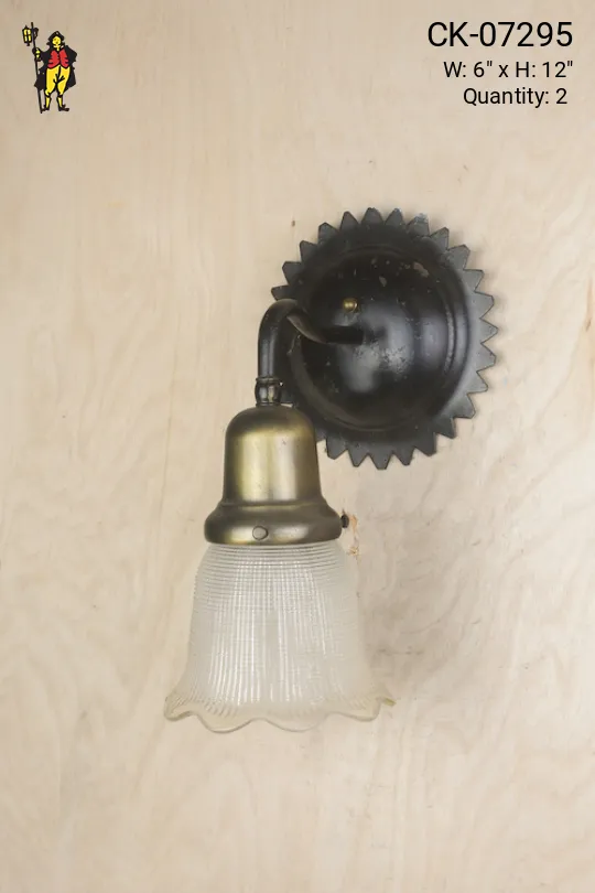 Art Deco Single Down Light Wall Sconce