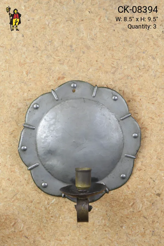 Single Candle Non-Electrified Wall Sconce