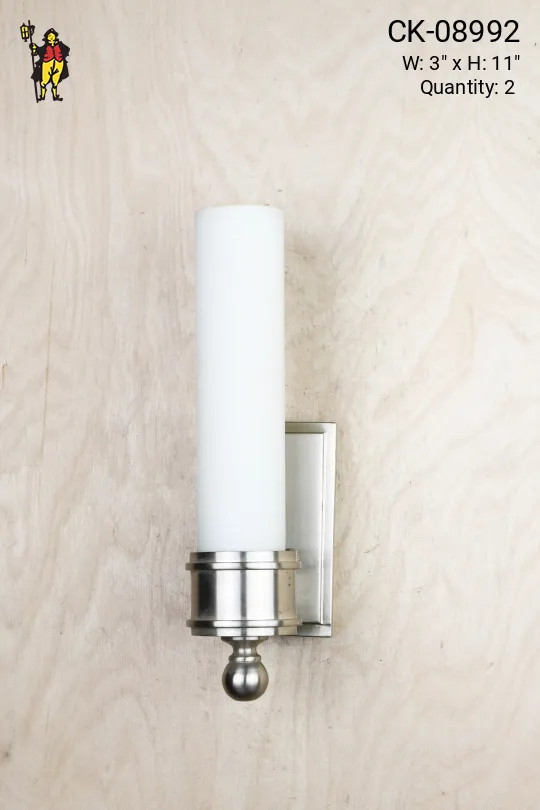 Polished Nickel Wall Sconce