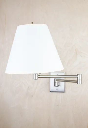 Adjustable Silver Wall Sconce