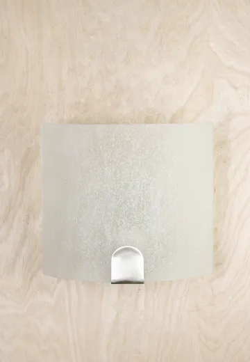 Curved Glass Wall Sconce