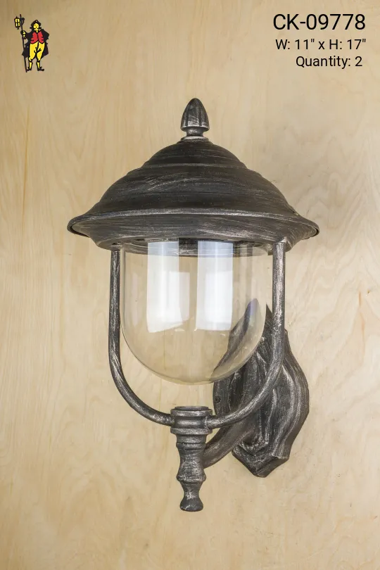 Brushed Lantern Wall Sconce