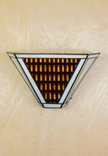 Seventies Glass Pocket Wall Sconce