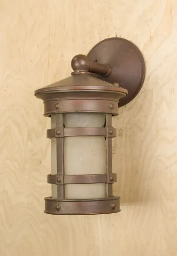 Brown Gothic Wall Lantern