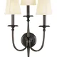 Bronze Three Candle Wall Sconce #0