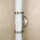 Modern Nickel & Glass Wall Sconce #0