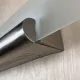Modern Two Foot Glass & Nickel Wall Sconce #2