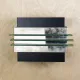 Matte Black & Nickel Modern Wall Sconce #0