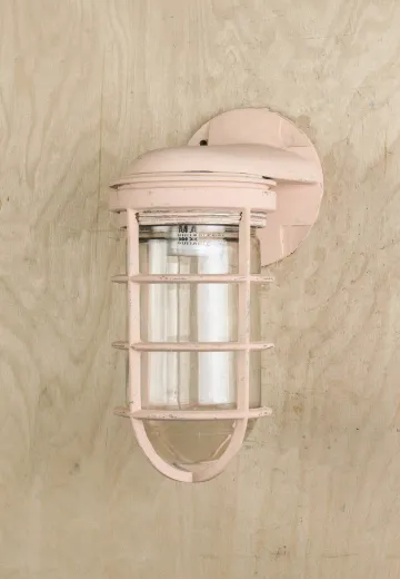 Painted Pink Wall Mounted Vapor Light