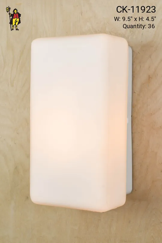 Modern Square Glass Wall Sconce