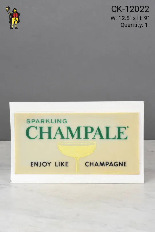 "Sparkling Champale" Sign