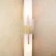 Contemporary Two Light Glass Wall Sconce #0