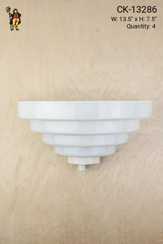 Step Glass Pocket Wall Sconce