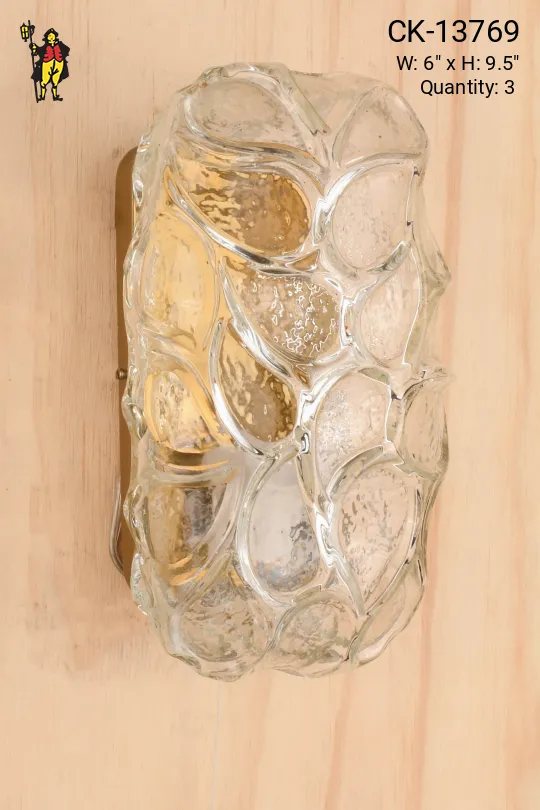 Glass Bubble Wall Sconce